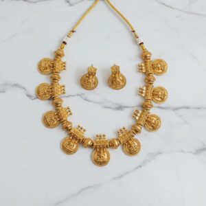 onam special coin necklece