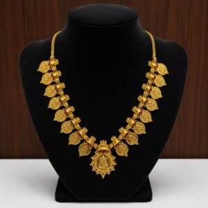 onam special coin necklece