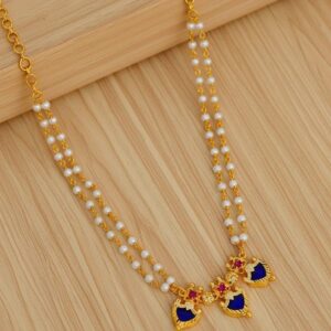biue palakka with pearl