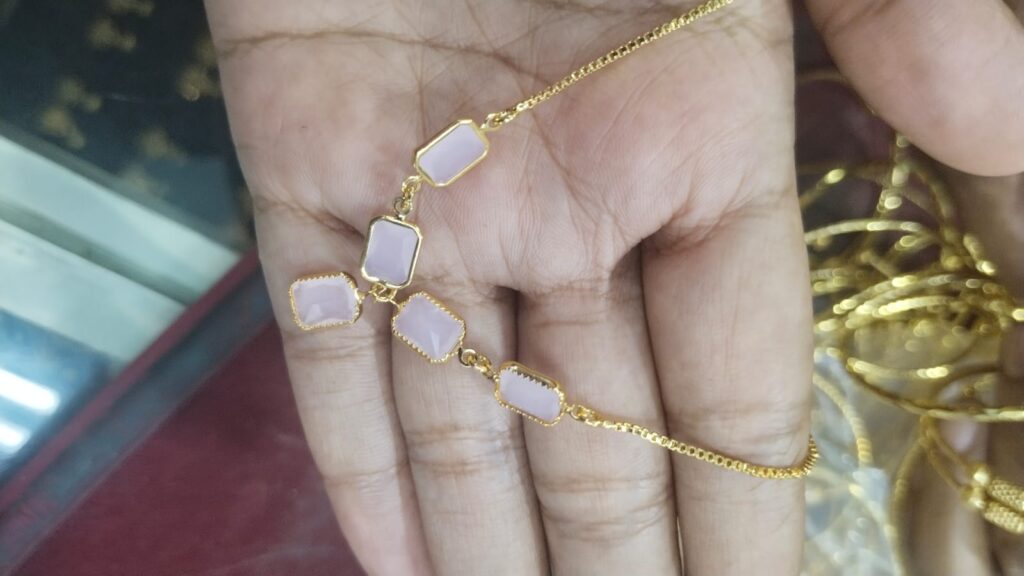 plated necklece