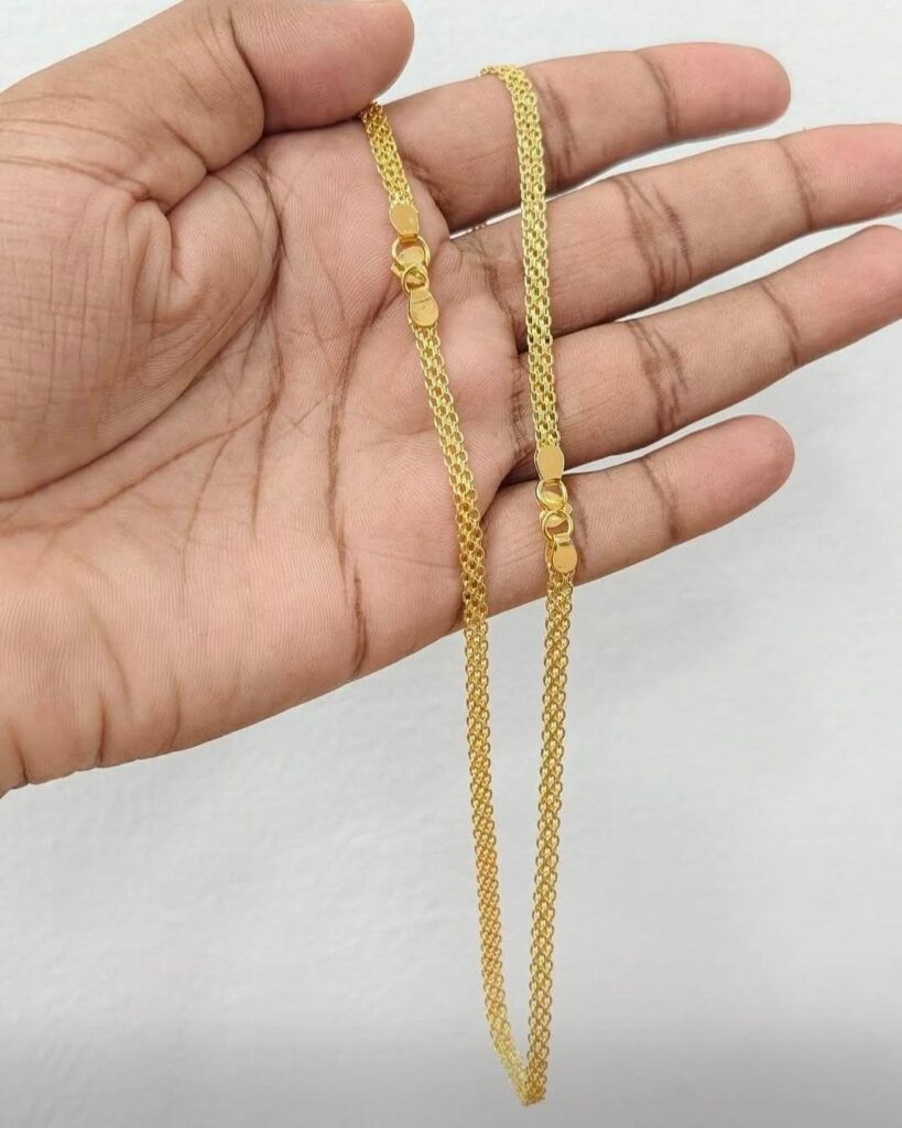 micro plated anklets