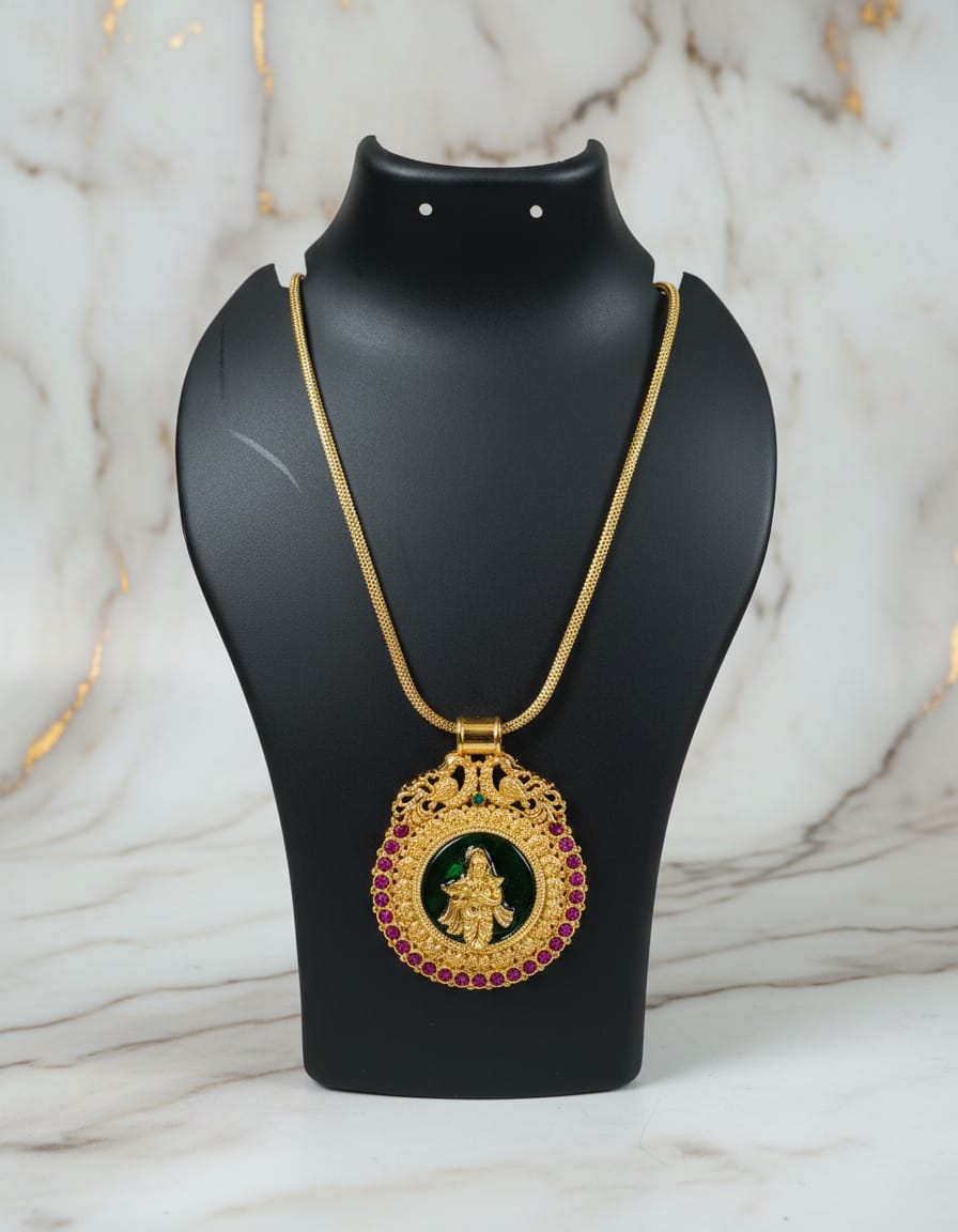 krishna mala green